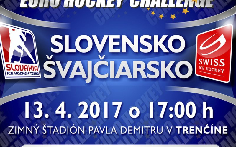 Vo štvrtok v Trenčíne posledný zápas sezóny, Slovensko sa stretne so Švajčiarmi