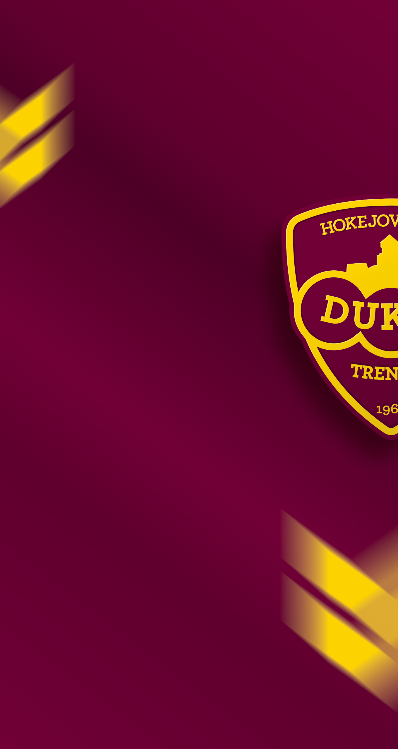 Tapeta Dukla Trenčín - bordová s erbom
